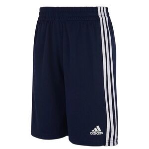 ADIDAS Boys Shorts-Navy blue with white stripes- Size Large (14/16)